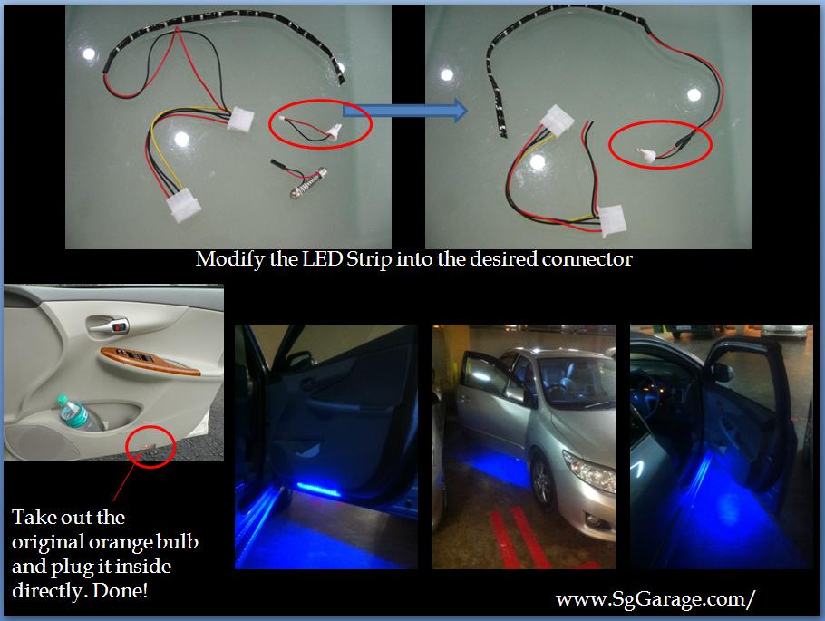 How to DIY Door pointer light?